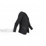 Styleboom Fashion® Damen Blazer Jacke 2 Zipper Eingriffstaschen Geripptes Muster schwarz