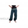 Vishes Alternative Bekleidung Sommer Chino Haremshose aus Baumwolle mit super elastischem Bund handgewebt
