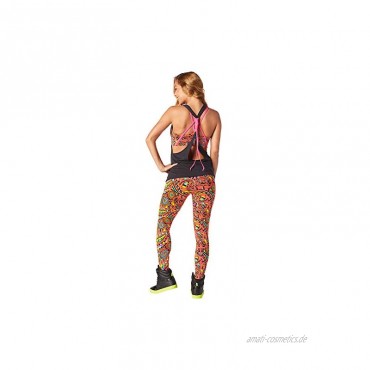 Zumba Fitness Damen Tanktops Women's Sexy Open Back Breathable Workout Tank Top