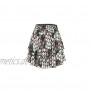 Styleboom Fashion Damen Mini Stufenrock 2-lagig Blumen Muster