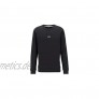 BOSS Herren Weevo 2 Relaxed-Fit Sweatshirt aus French Terry mit Kontrast-Logo